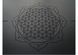 Килимок для йоги каучуковий Vimal Flower of Life Black RAO 183&times;68&times;0.5 см rao103VFLbl5 фото 2