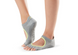 Носки для йоги ToeSox Half Toe Bellarina Heather Grey With Lime Trim S (36-38.5) 812035021604 фото 2