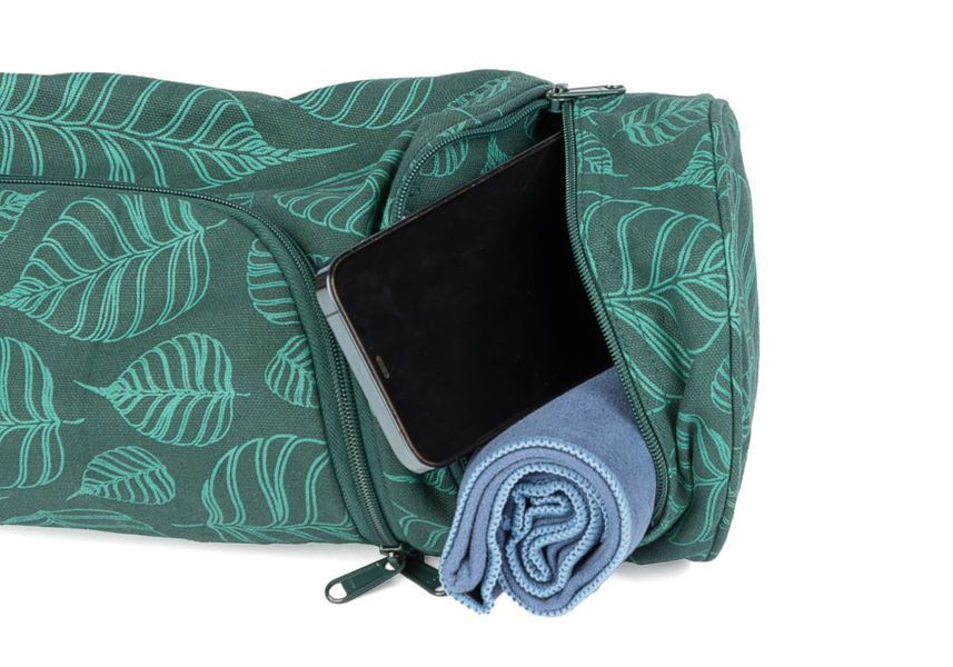 Сумка-чехол для йоги Asana Bag Cotton Maharaja Collection Bodhi 70 см темно-зеленый 542LG фото
