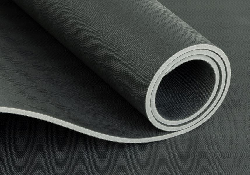 Коврик для йоги Bodhi Ecopro Diamond серый 185x60x0.6 см 659sg фото