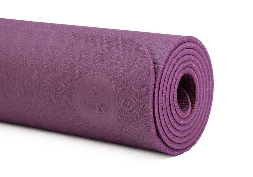 Коврик для йоги Bodhi Lotus Pro 183x60x0.6 см баклажан/светлый баклажан 942lpa фото