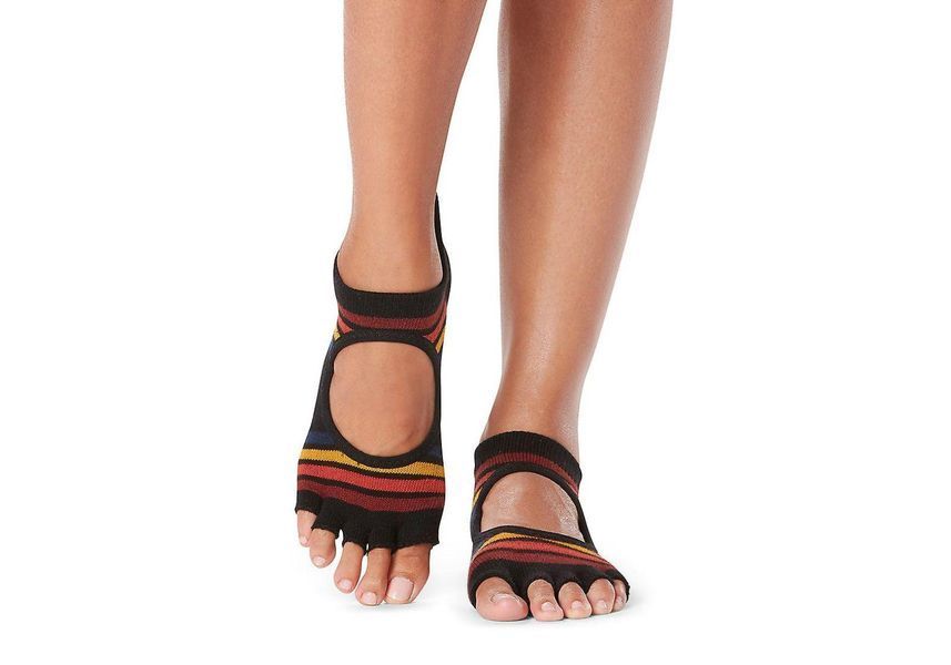 Шкарпетки для йоги ToeSox Half Toe Bellarina Grip Nostalgic M (39-42.5) 841090179821 фото
