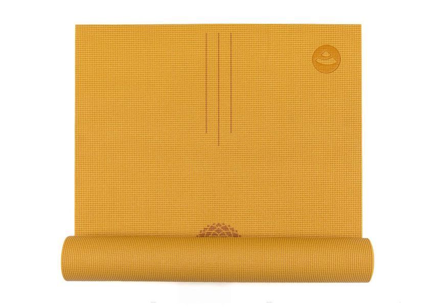 Килимок для йоги Leela Chakralign Bodhi манго 183x60x0.45 см 896mych фото