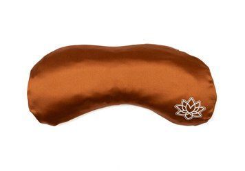 Шелковая подушка для глаз Lotus Bodhi с лавандой бронзовый 24x11 см 925cm фото