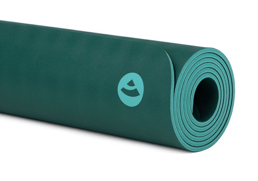 Коврик для йоги Bodhi Ecopro Diamond зеленый 185x60x0.6 см 659jg фото