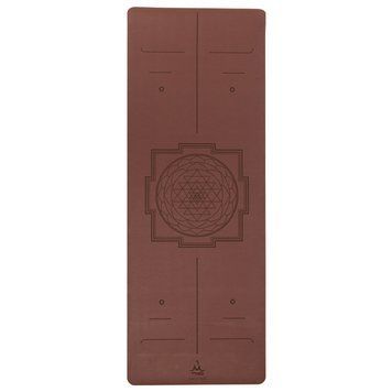 Килимок для йоги каучуковий Dinesh Yantra Marsala RAO 185&times;68&times;0.4 см rao105DYM4 фото