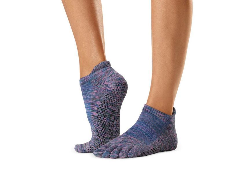 Носки для йоги ToeSox Full Toe Low Rise Grip Boost Tec M (39-42.5) 840271404295 фото