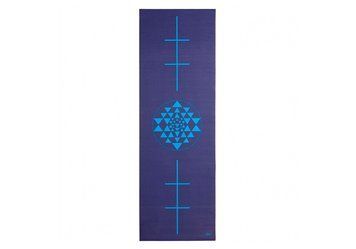 Килимок для йоги Bodhi Leela синій янтра 183x60x0.45 см 896by фото