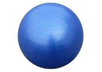Фитбол мяч для фитнеса GymBall 65 см с насосом синий GB65wplb фото