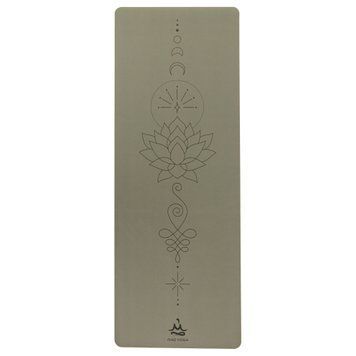 Коврик для йоги каучуковый Dinesh Celestial Unalome Anthracite RAO 185&times;68&times;0.4 см rao105DCUan4 фото