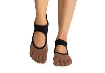 Носки для йоги ToeSox Full Toe Bellarina Grip Clove Ombre M (39-42.5) 840271428079 фото