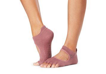 Носки для йоги ToeSox Half Toe Bellarina Grip Tough Love S (36-38.5) 840271407494 фото