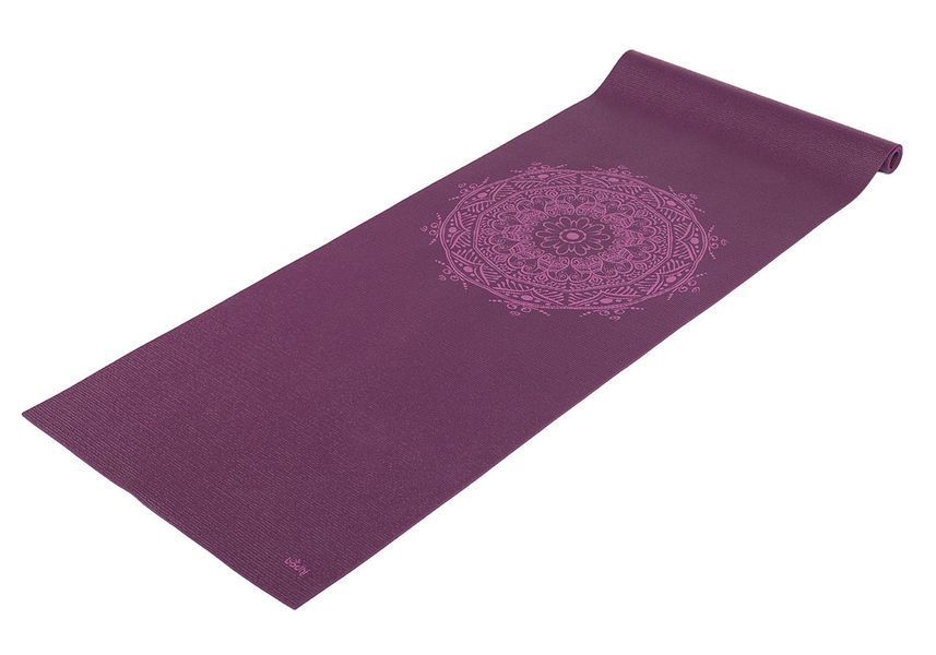 Килимок для йоги Leela Mandala Bodhi баклажан &mdash; баклажанова мандала 183x60x0.45 см 896mq фото
