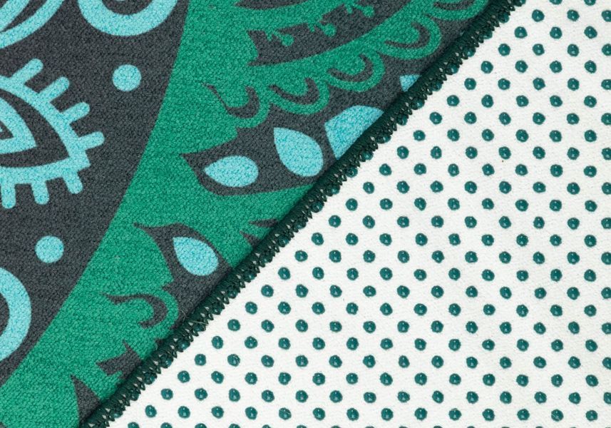 Полотенце для йоги Mandalas Jungle Green от Bodhi 183x61 см ar302Npk фото