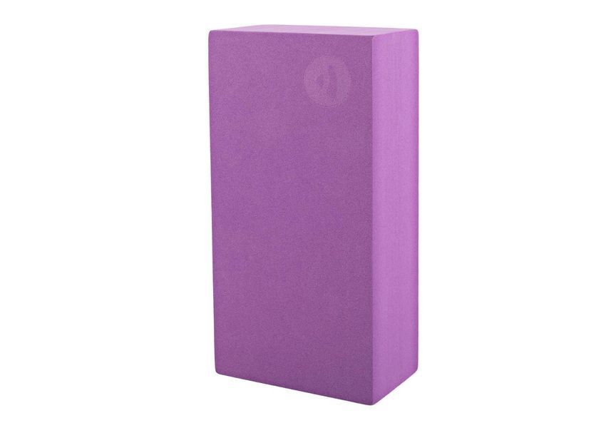 Блок для йоги Asana Brick фиолетовый от Bodhi 22x11x6.6 см YKE30 фото