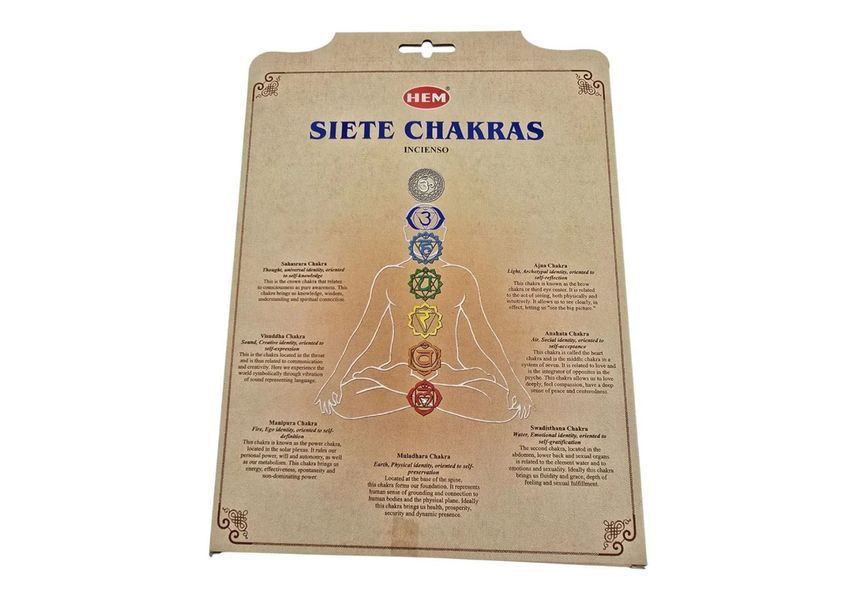 Набор благовоний от HEM 7 Chakras шестигранник 7 в 1 36544 фото