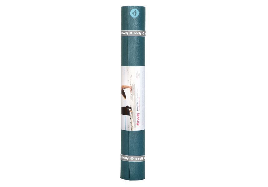 Коврик для йоги Bodhi Rishikesh Premium 80 XL синий 200x80x0.45 см yrablb фото