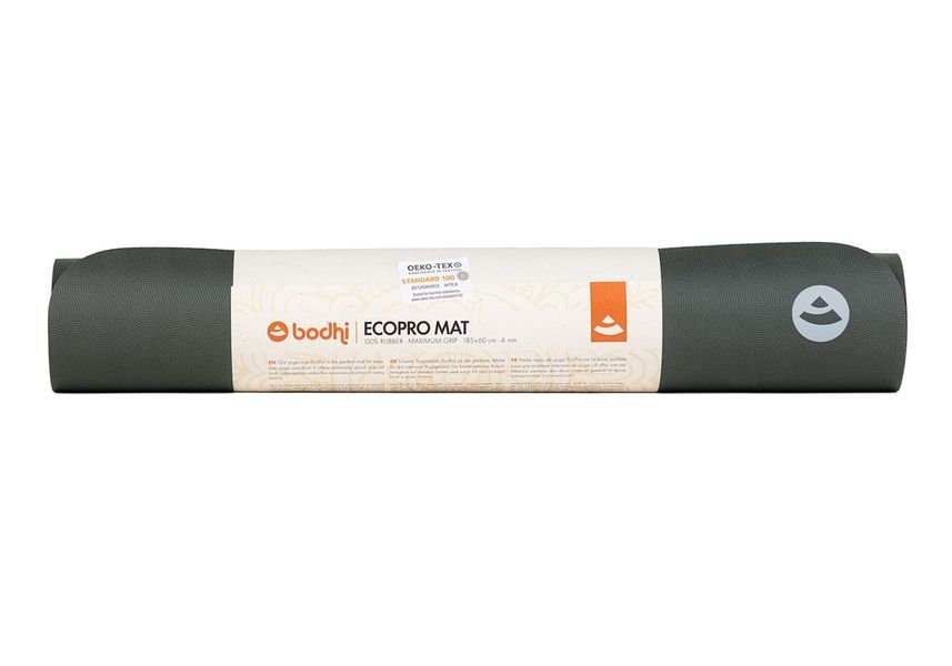Коврик для йоги Bodhi EcoPro серый 185x60x0.4 см 656sg фото