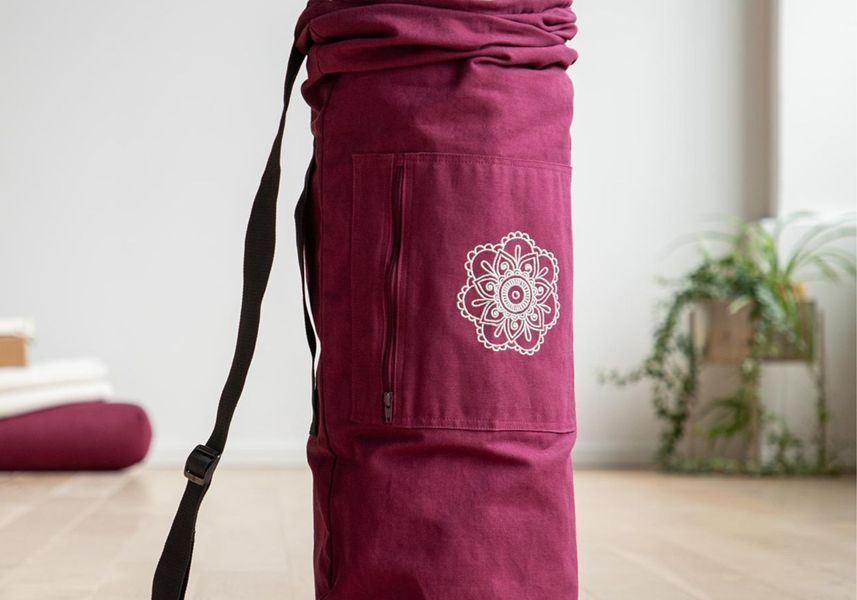 Сумка-мешок для йоги Surya Bodhi 75 x 25 см баклажановый subc75 фото