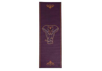 Килимка для йоги Leela Big Elephant Bodhi баклажановий 183x60x0.45 см 896abe фото