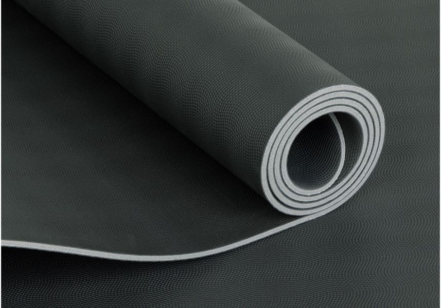 Коврик для йоги Bodhi EcoPro серый 200x60x0.4 см 658sg фото