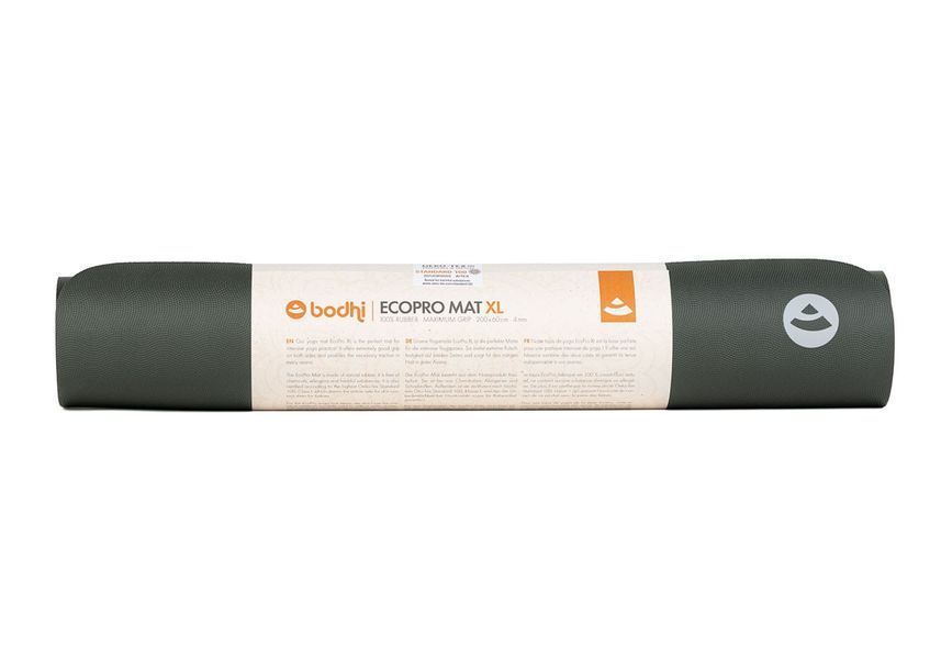 Коврик для йоги Bodhi EcoPro серый 200x60x0.4 см 658sg фото