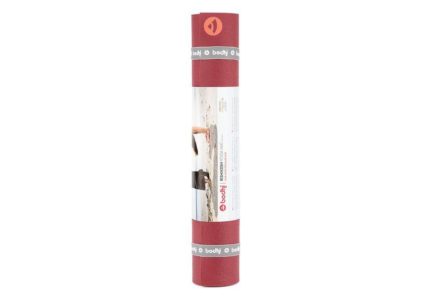 Коврик для йоги Bodhi Rishikesh Premium 60 красный 183x60x0.45 см yrar фото