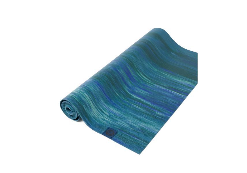 Килимок для йоги Manduka eKO SuperLite Mat Blue Toad Marble 180x61x0.15 см 136051679 фото