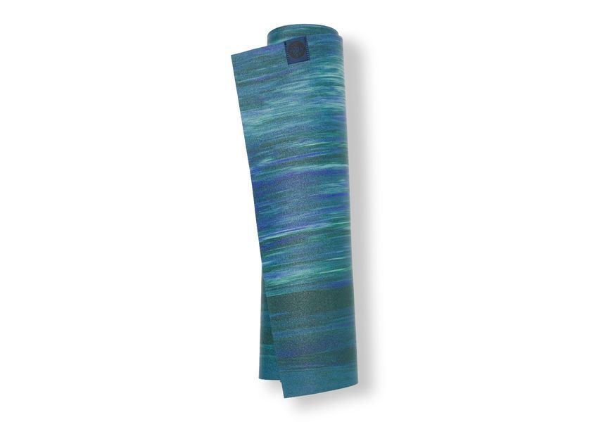 Килимок для йоги Manduka eKO SuperLite Mat Blue Toad Marble 180x61x0.15 см 136051679 фото