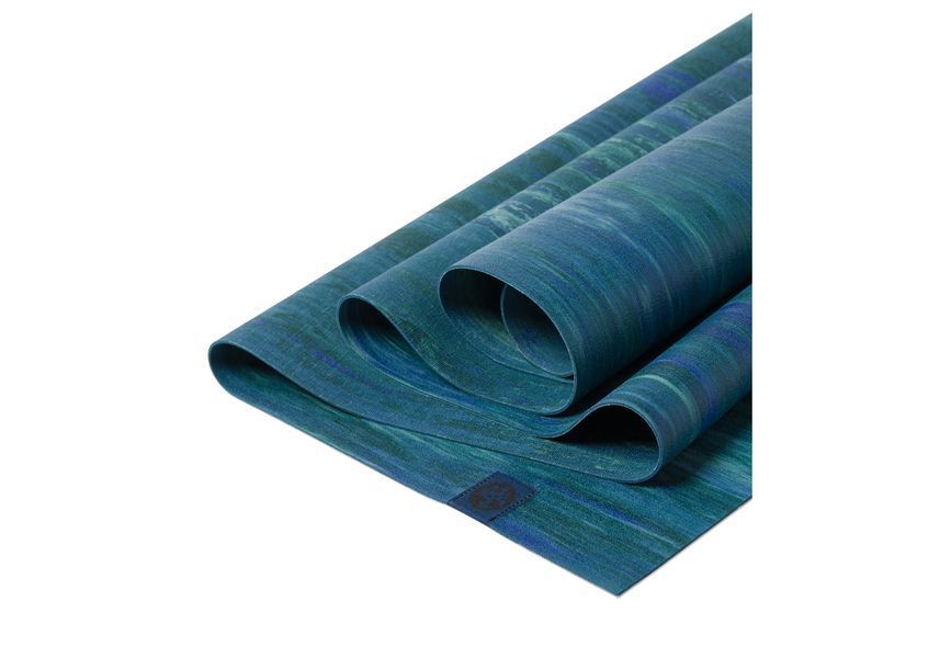 Килимок для йоги Manduka eKO SuperLite Mat Blue Toad Marble 180x61x0.15 см 136051679 фото