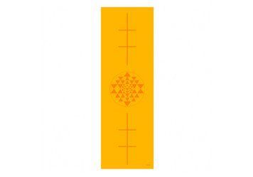 Килимок для йоги Bodhi Leela жовтий янтра 183x60x0.45 см 896ys фото