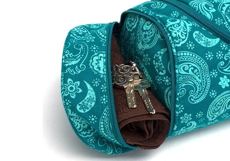 Сумка-чохол для йоги Asana Bag Cotton Maharaja Collection Bodhi 70 см петроль 542PP фото