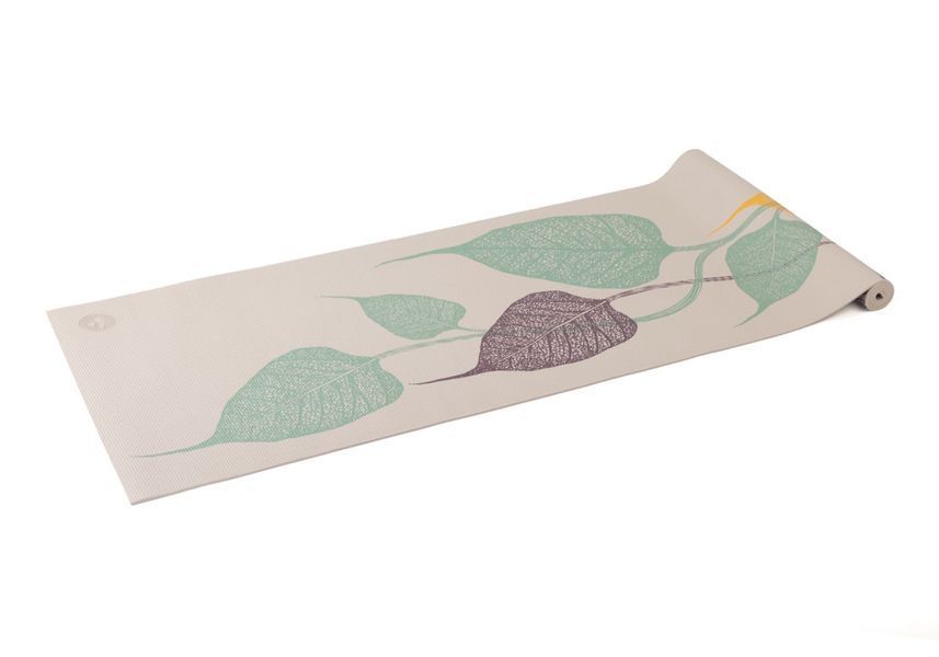 Килимок для йоги Leaves 3C Leela Collection Bodhi Срібляста Хмара 183x60x0.45 см 896L3C фото