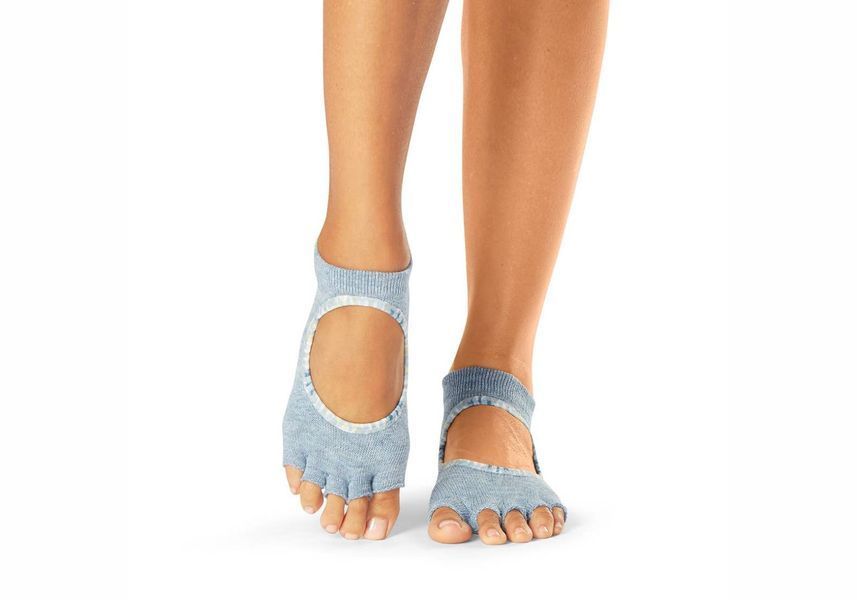 Носки для йоги ToeSox Half Toe Bellarina Grip Sky Ikat M (39-42.5) 840271428215 фото