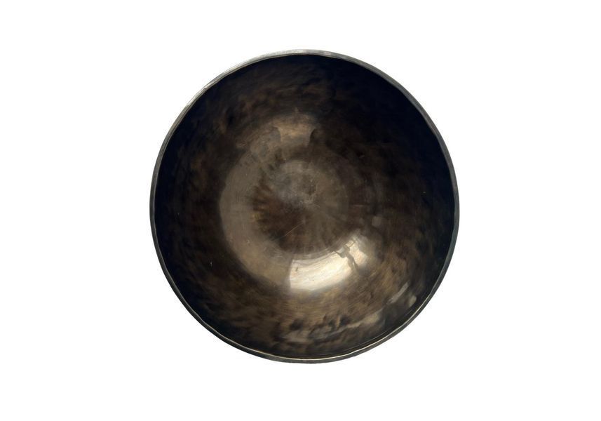 Поющая чаша Джамбати Tiger Eye с резьбой мантры 25.5 см rao400TEMC255 фото