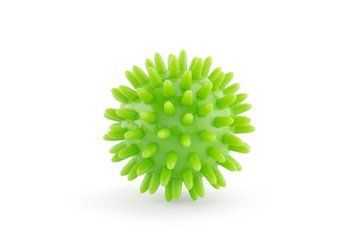 Масажний м'ячик Spiky Bodhi лайм 6 см nb6 фото