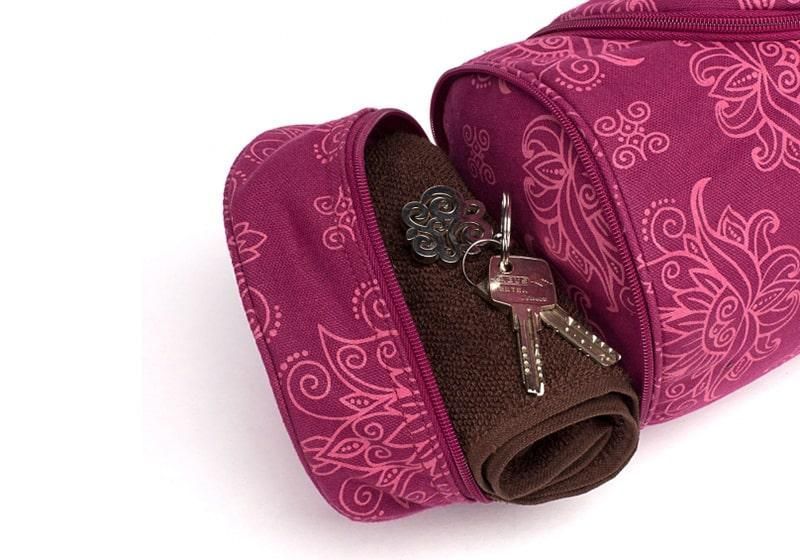 Сумка-чехол для йоги Asana Bag Cotton Maharaja Collection Bodhi 60 см ягодный 541ML фото