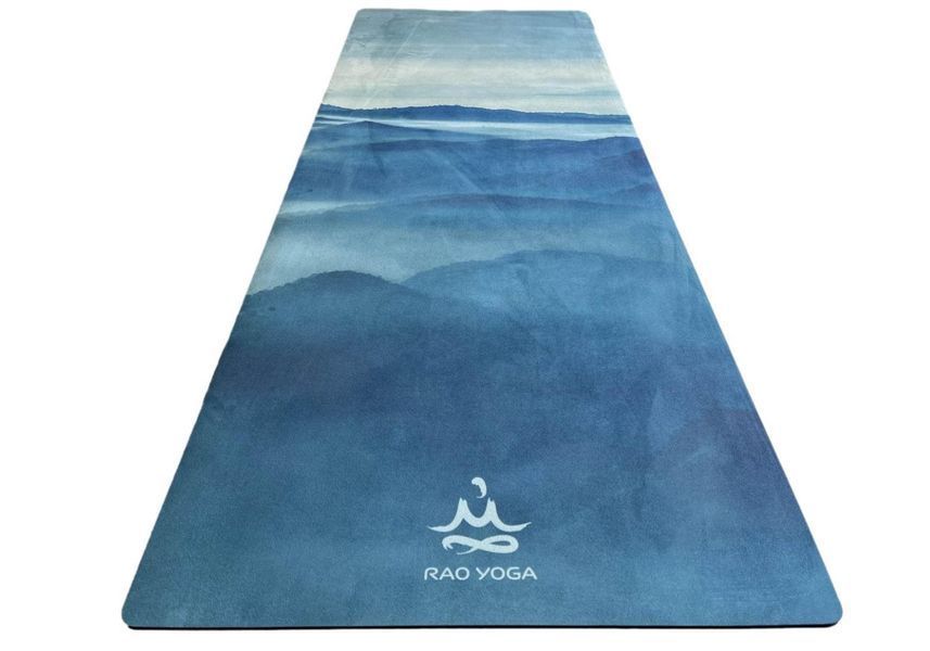 Килимок для йоги замшевий Sitara Blue Serenity Mountain Collection RAO 183&times;68&times;0.5 см rao101SBSMC5 фото