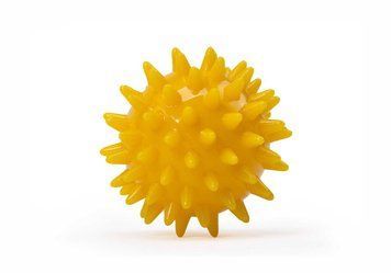 Масажний м'ячик Spiky Bodhi жовтий 5 см nb5 фото