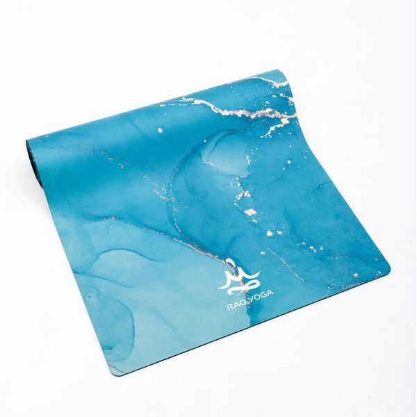 Килимок для йоги замшевий Sitara Aqua Marble RAO 183&times;68&times;0.5 см rao101SAMb5 фото