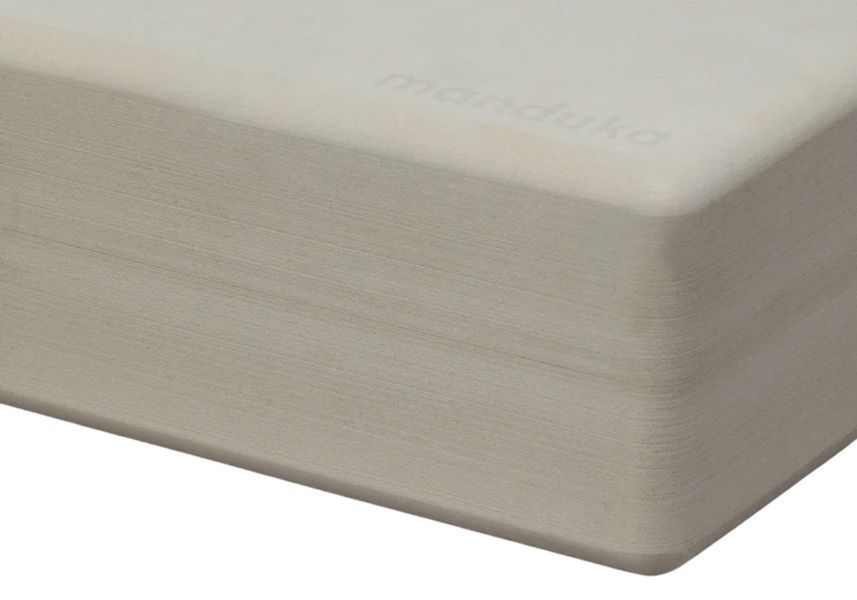 Блок для йоги Manduka Recycled Foam Linen 10x15x23 см 451012684 фото