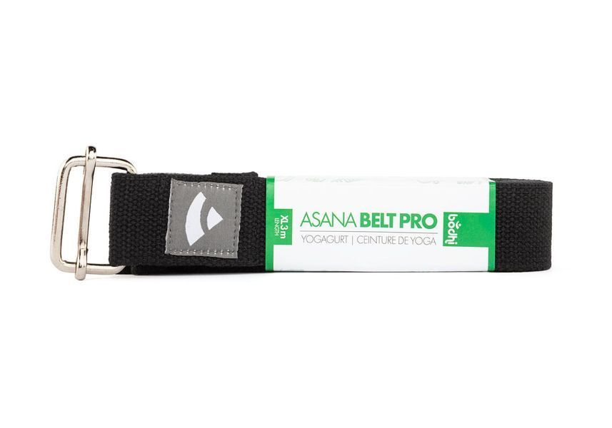 Ремінь для йоги Asana Belt Pro Bodhi чорний 300&times;3.8 см 912s фото