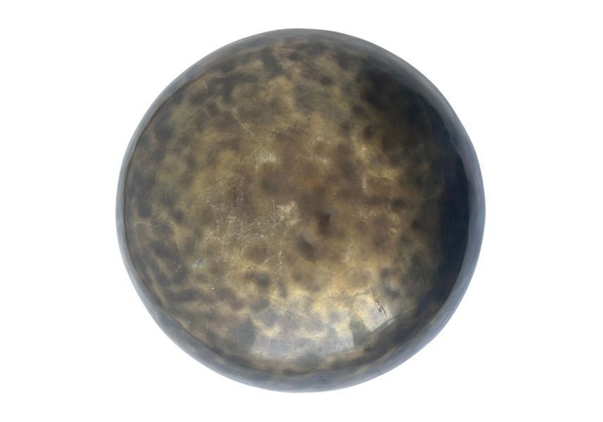 Поющая чаша Tiger Eye с резьбой мантры Ом Мани Падме Хум и символа Удачи (D 25 см) rao400TEMGlC25 фото