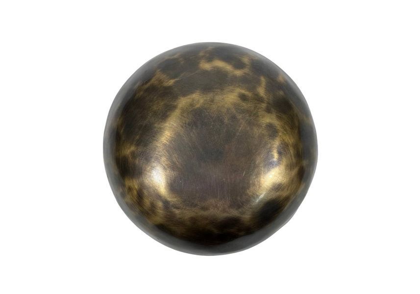 Поющая чаша толстостенная Tiger Eye с резьбой мантры Ом Мани Падме Хум и символа Удачи 20 см rao400TEMGlC20thr фото