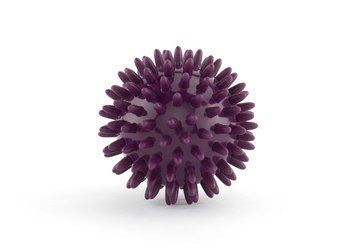 Масажний м'ячик Spiky Bodhi баклажановий 7 см nb7 фото