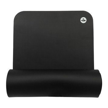 Килимок для фітнесу та пілатесу Bodhi 185x60x1.5 см чорний GM60SW фото