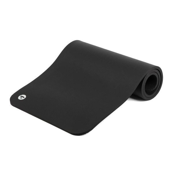Килимок для фітнесу та пілатесу Bodhi 185x60x1.5 см чорний GM60SW фото