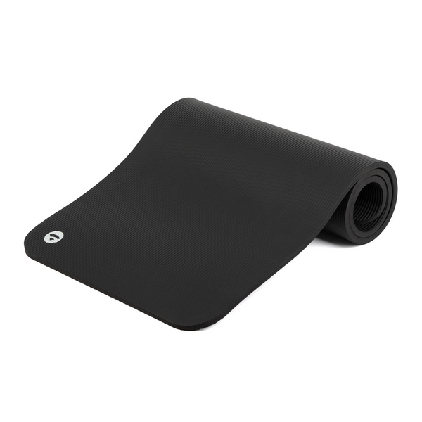 Килимок для фітнесу та пілатесу Bodhi 185x60x1.5 см чорний GM60SW фото