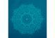 Килимок для йоги Bodhi Leela Mandala петроль &mdash; бірюзова мандала 183x60x0.45 см 896mp фото 2