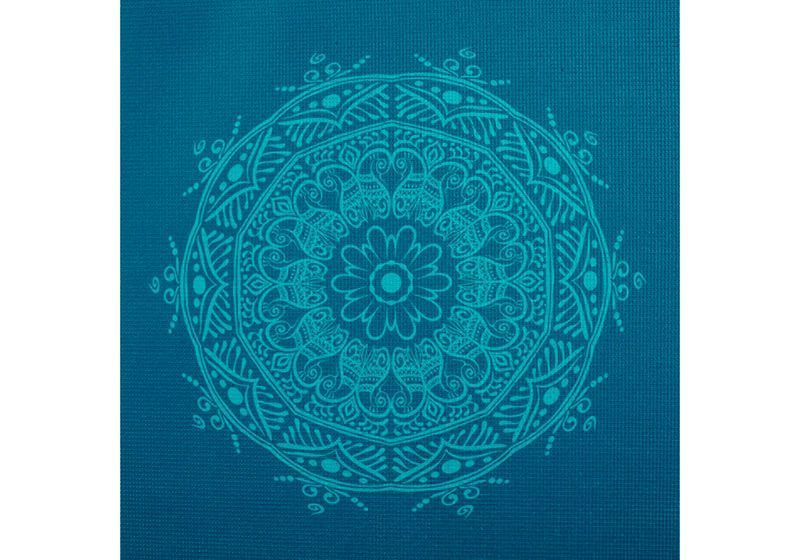 Килимок для йоги Bodhi Leela Mandala петроль &mdash; бірюзова мандала 183x60x0.45 см 896mp фото